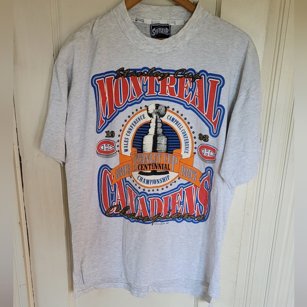1993 Montreal Canadiens Stanley Cup Graphic T-Shirt